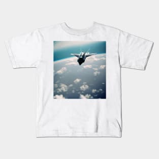 High Altitude Fighter Jet Kids T-Shirt